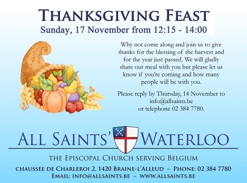 Thanksgiving Feast at All Saints'