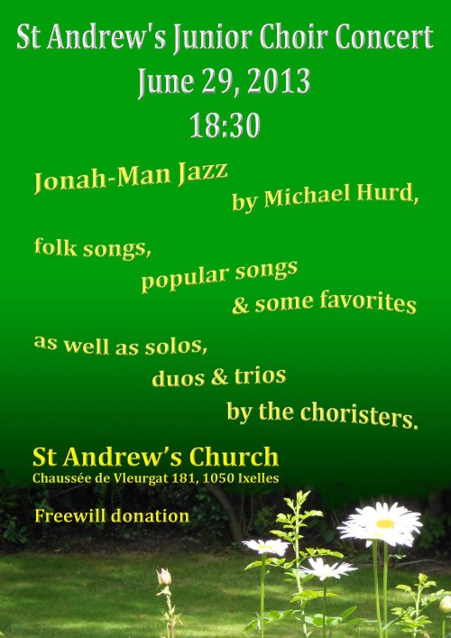 St Andrews Junior Choir June 2013